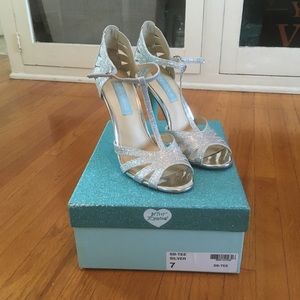 Blue by Betsey Johnson: Tee Glitter Dress Sandal